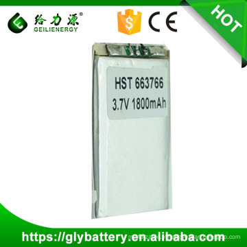 Cellules de batterie au lithium polymère PL365590 3.7v 1800mah